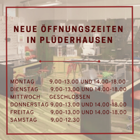 Neue Öffnungszeiten Plüderhausen